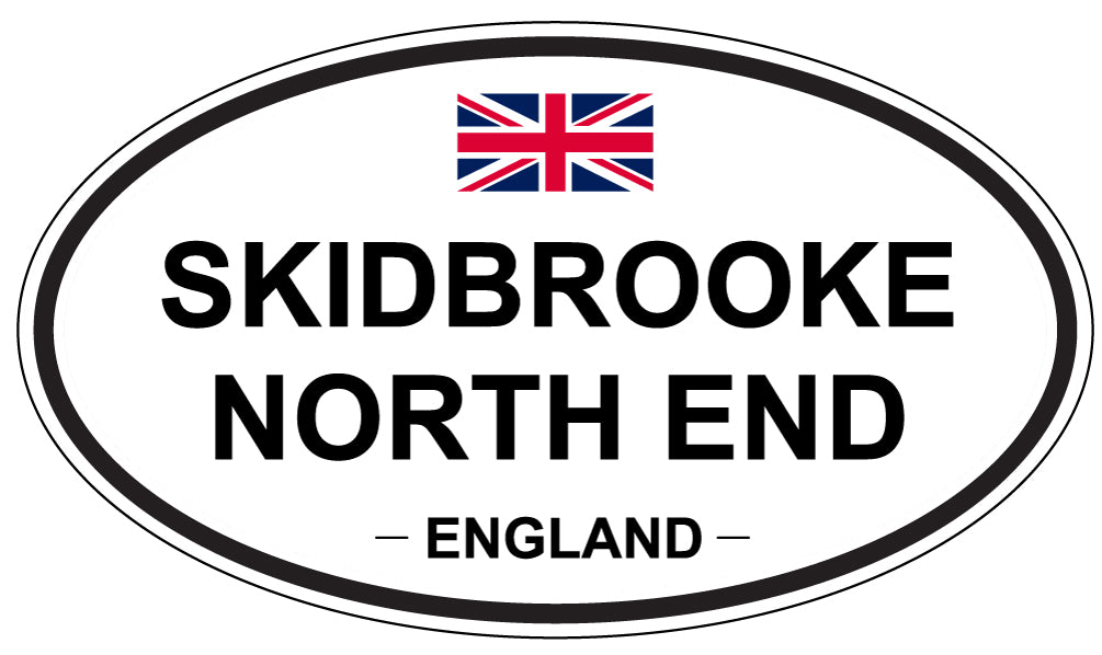 SKIDBROOKE NORTH END, England - Oval Magnet