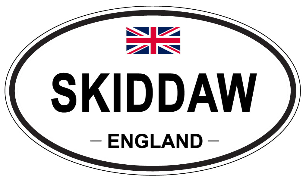 SKIDDAW, ENGLAND - Oval Sticker