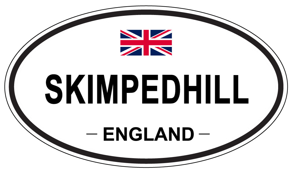SKIMPEDHILL, ENGLAND - Oval Sticker