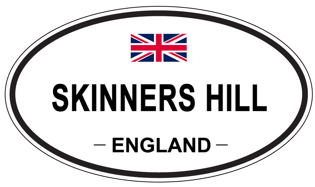 SKINNERS HILL, ENGLAND - Oval Sticker
