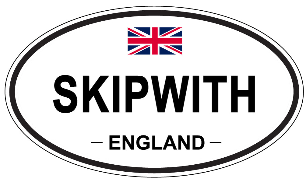 SKIPWITH, ENGLAND - Oval Sticker