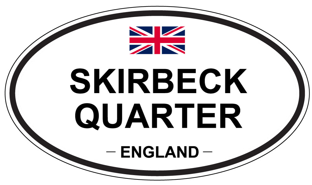 SKIRBECK QUARTER, ENGLAND - Oval Sticker