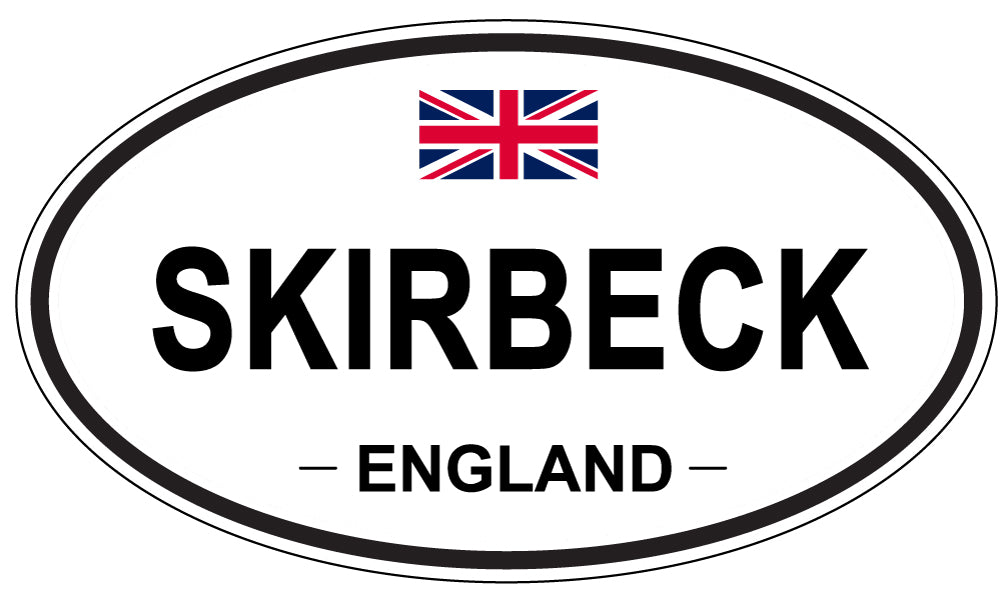SKIRBECK, ENGLAND - Oval Sticker