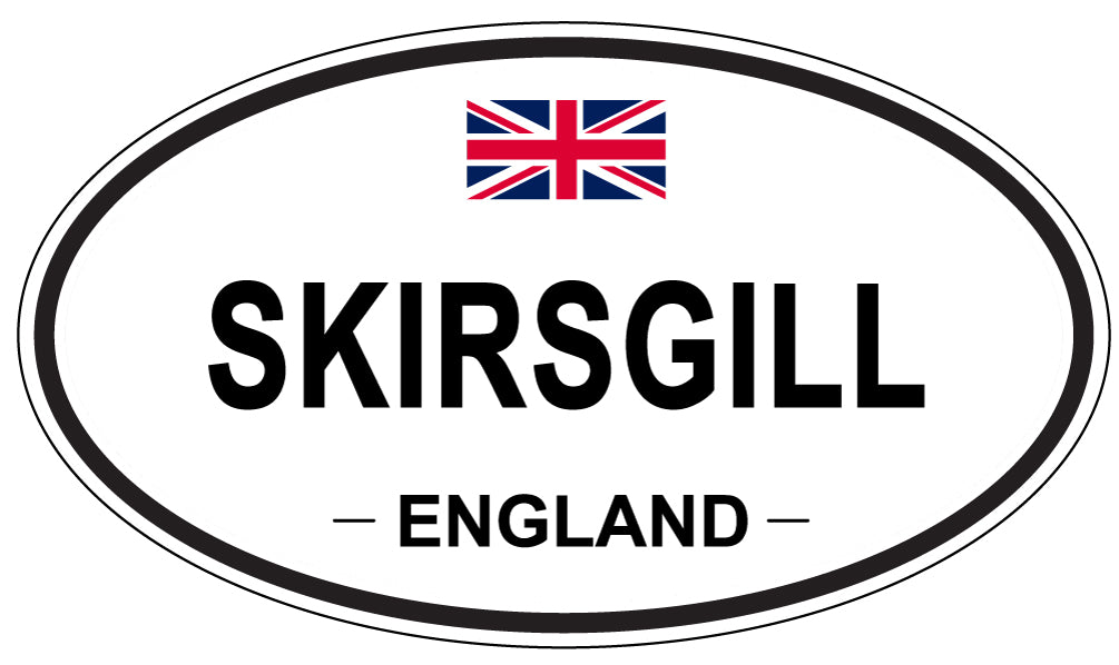 SKIRSGILL, ENGLAND - Oval Sticker