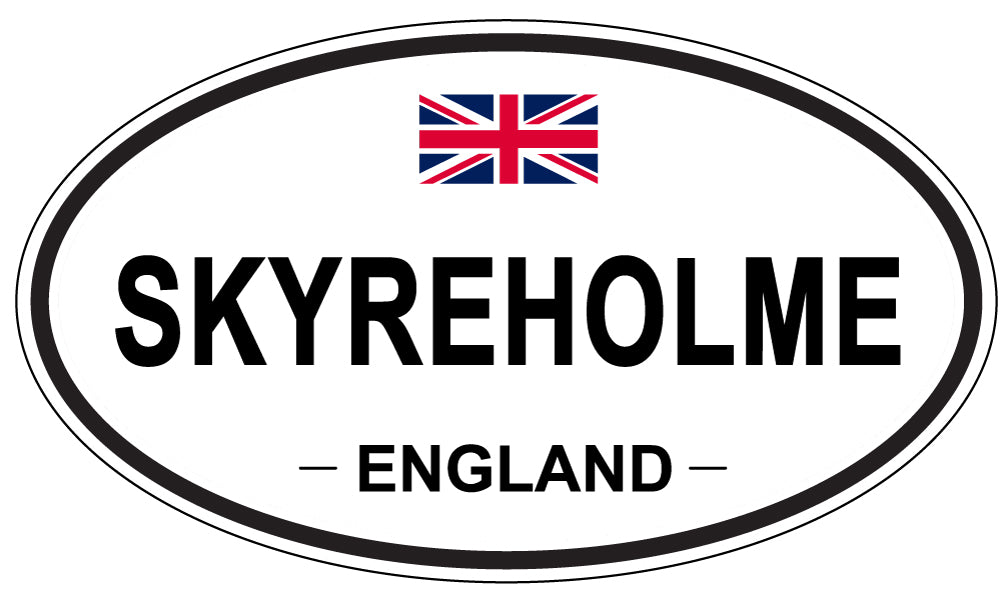 SKYREHOLME, ENGLAND - Oval Sticker