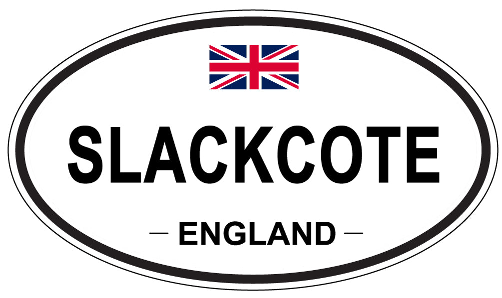 SLACKCOTE, ENGLAND - Oval Sticker