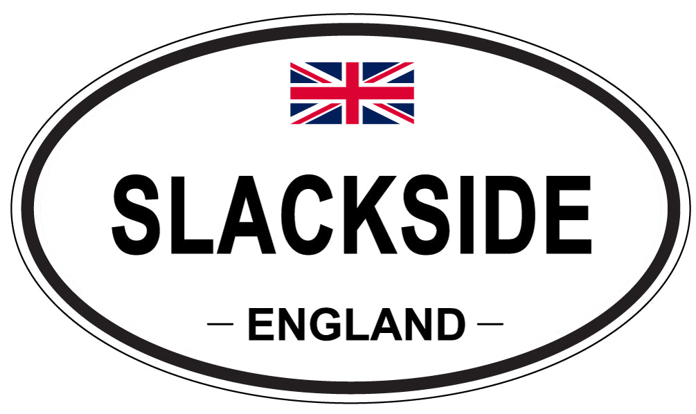 SLACKSIDE, ENGLAND - Oval Sticker