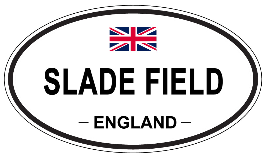 SLADE FIELD, ENGLAND - Oval Sticker