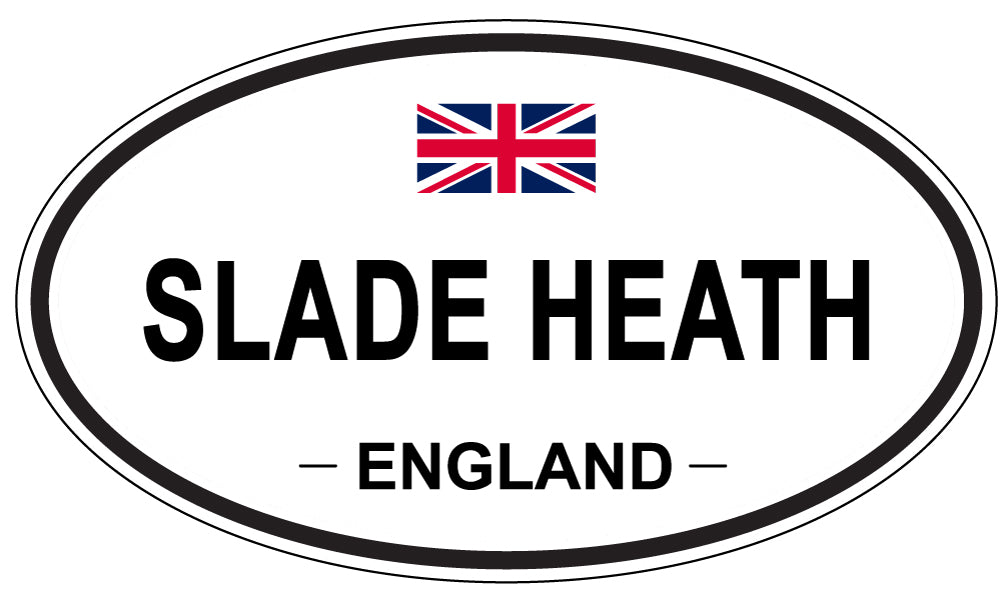 SLADE HEATH, ENGLAND - Oval Sticker