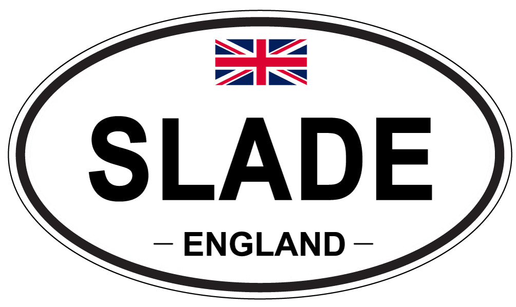SLADE, ENGLAND - Oval Sticker