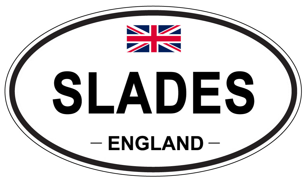 SLADES, ENGLAND - Oval Sticker