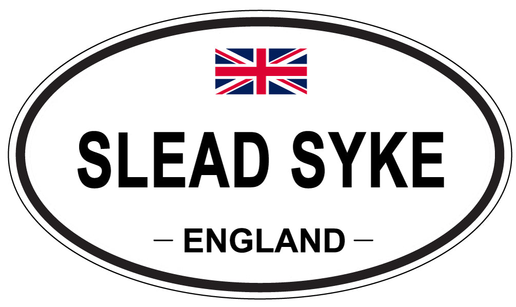 SLEAD SYKE, ENGLAND - Oval Sticker