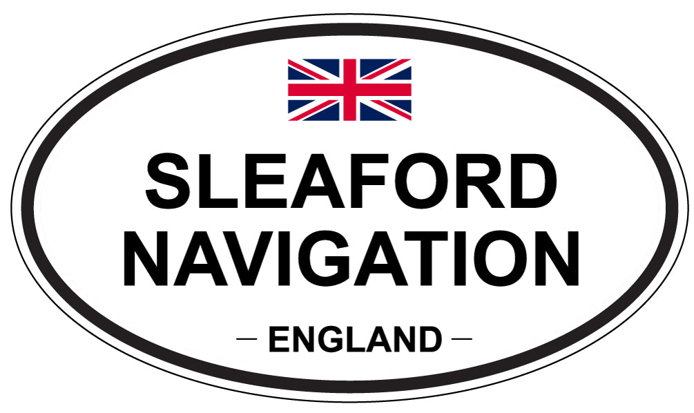 SLEAFORD NAVIGATION, ENGLAND - Oval Sticker