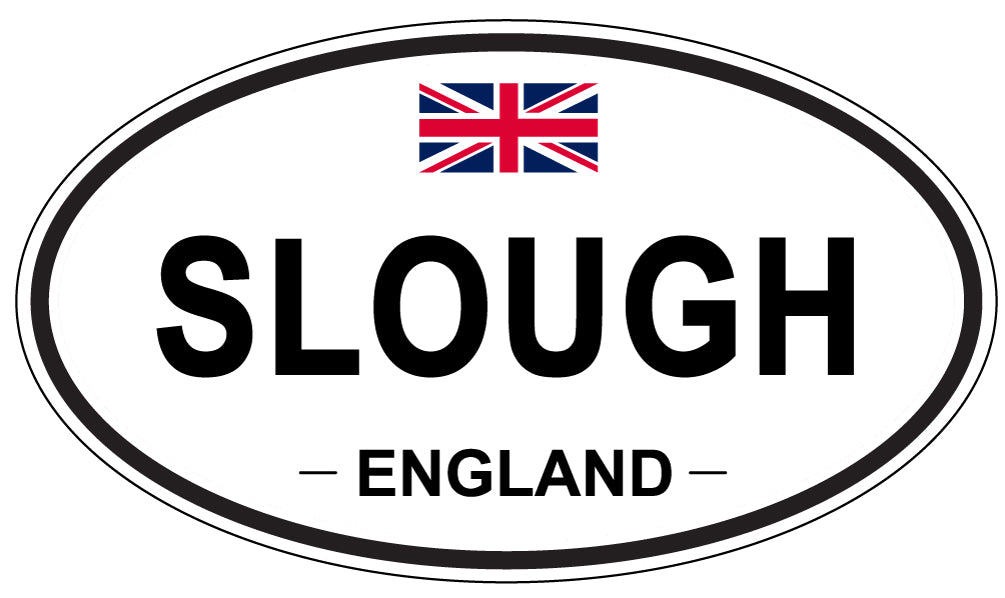 SLOUGH, ENGLAND - Oval Sticker