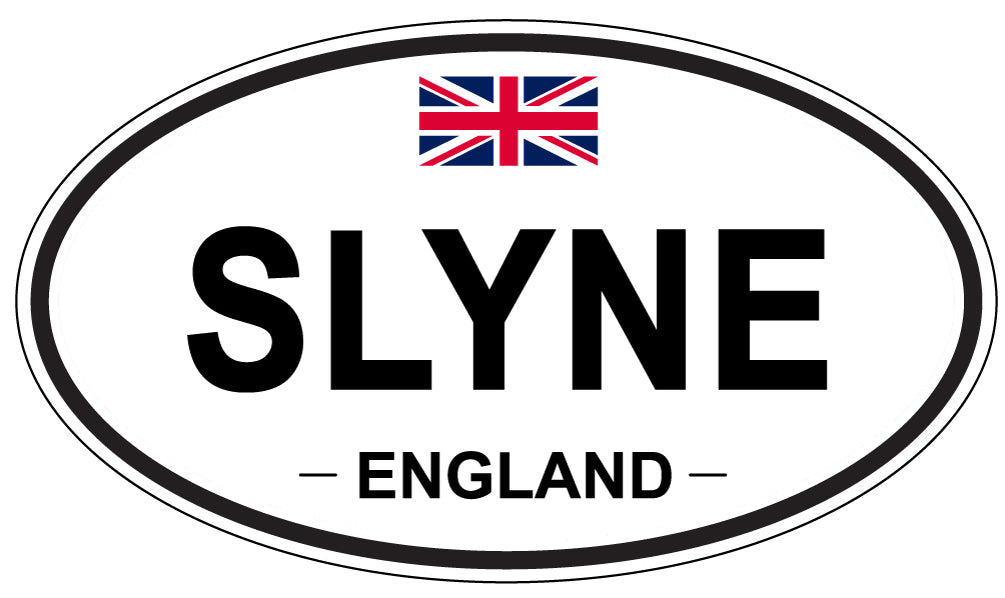 SLYNE, ENGLAND - Oval Sticker