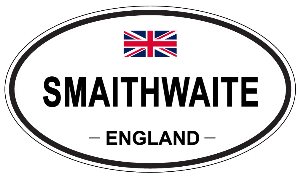SMAITHWAITE, ENGLAND - Oval Sticker