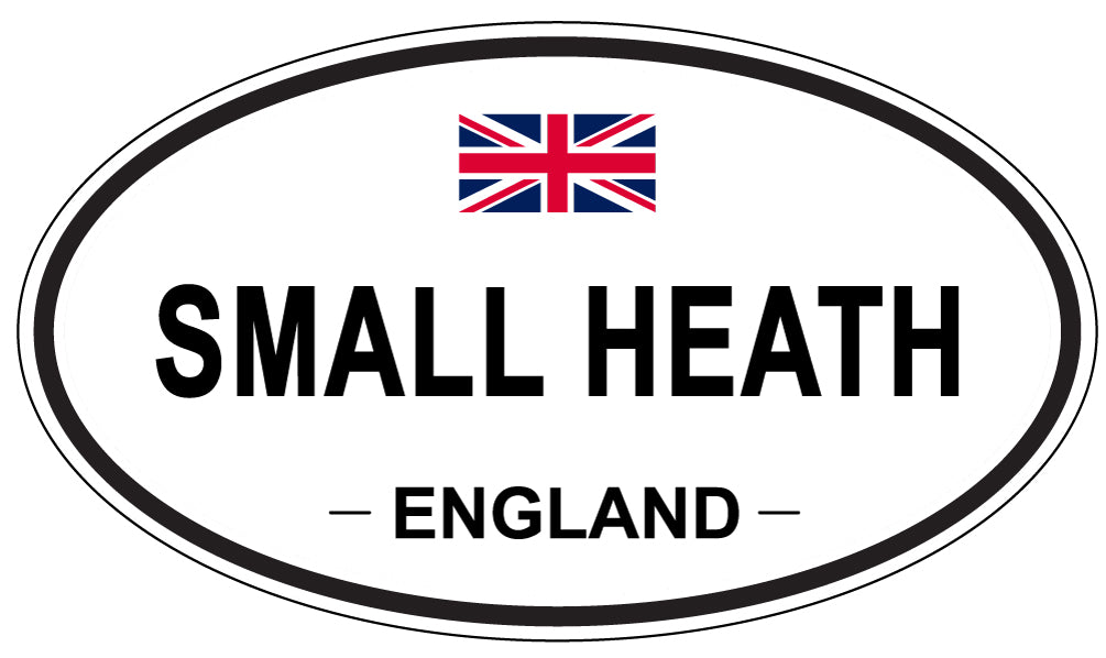 SMALL HEATH, ENGLAND - Oval Sticker