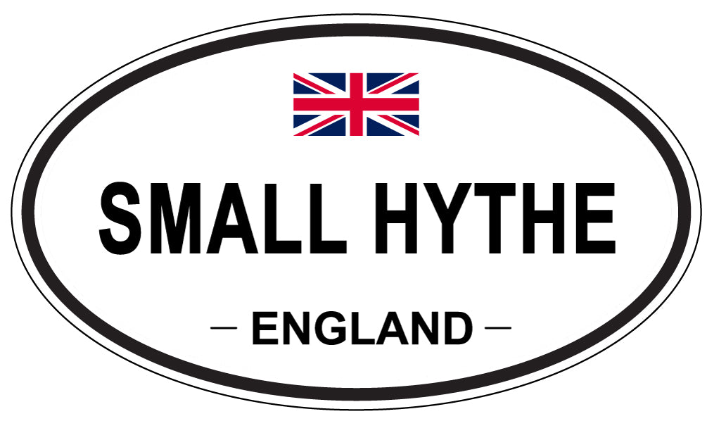 SMALL HYTHE, ENGLAND - Oval Sticker