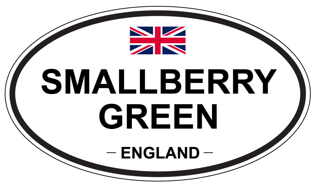 SMALLBERRY GREEN, ENGLAND - Oval Sticker