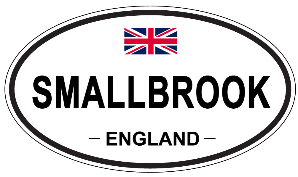 SMALLBROOK, ENGLAND - Oval Sticker