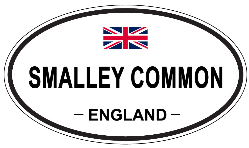 SMALLEY COMMON, ENGLAND - Oval Sticker