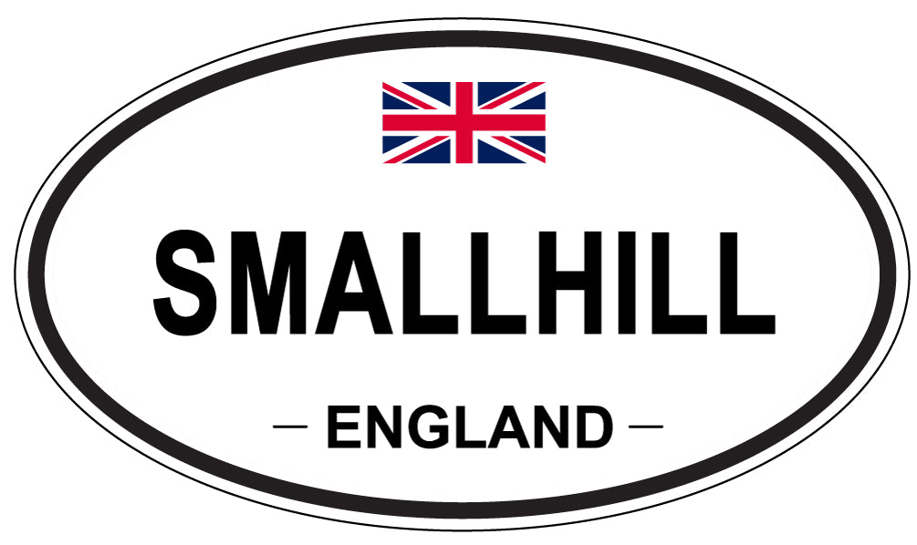 SMALLHILL, ENGLAND - Oval Sticker