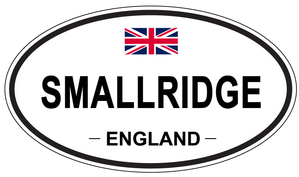 SMALLRIDGE, ENGLAND - Oval Sticker