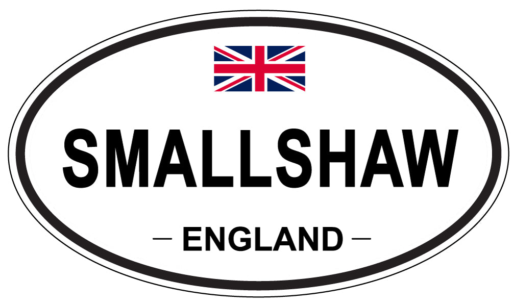 SMALLSHAW, ENGLAND - Oval Sticker