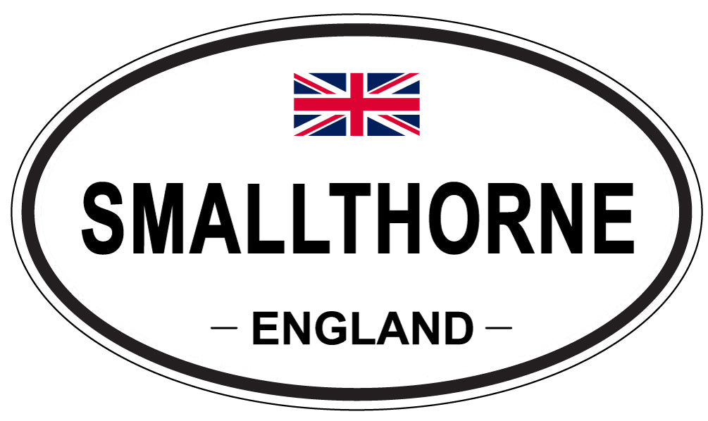 SMALLTHORNE, ENGLAND - Oval Sticker
