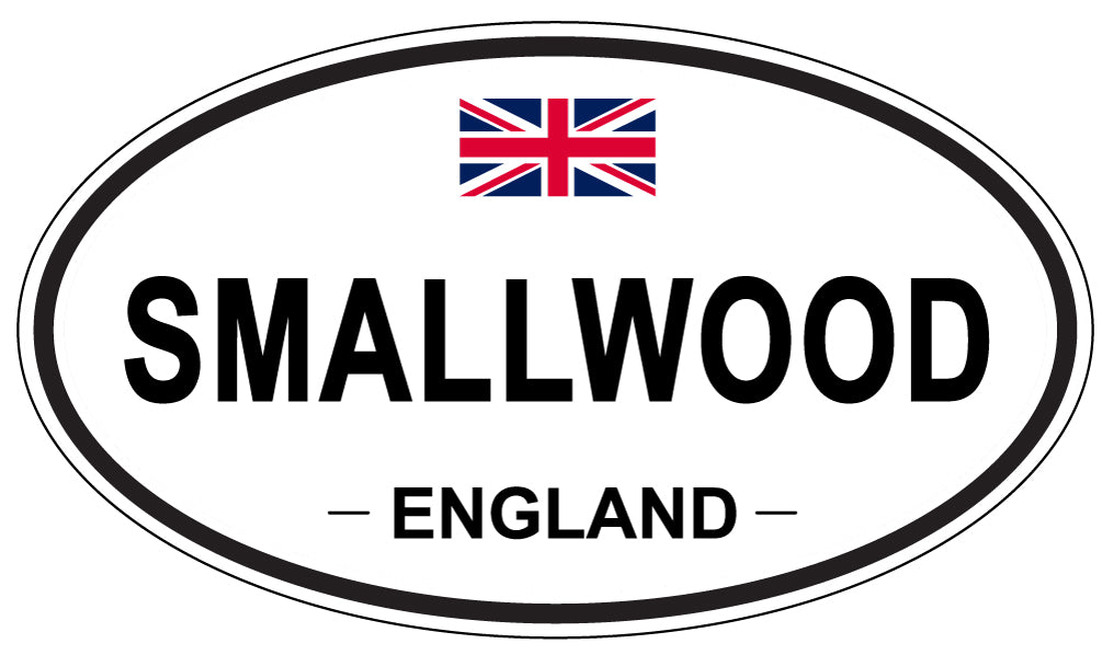 SMALLWOOD, ENGLAND - Oval Sticker