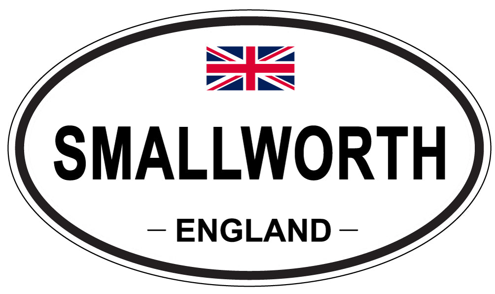 SMALLWORTH, ENGLAND - Oval Sticker