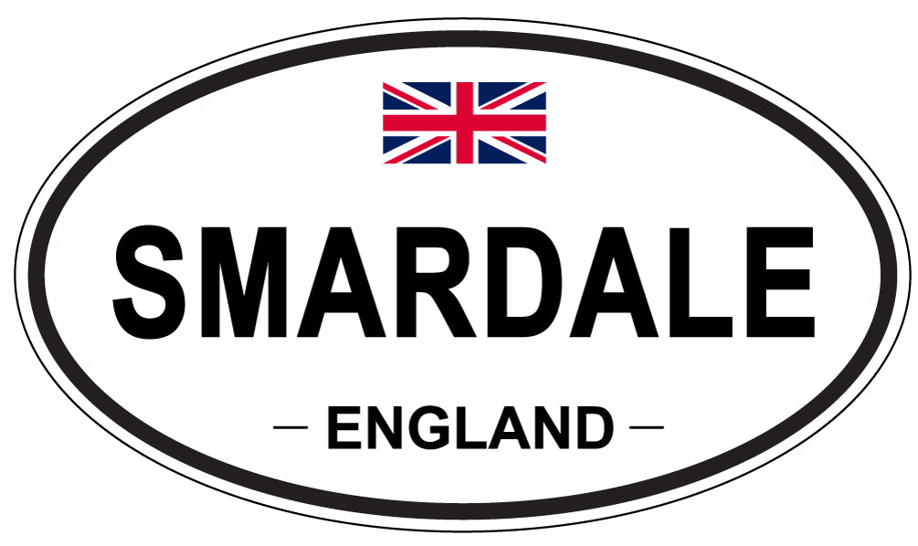 SMARDALE, ENGLAND - Oval Sticker