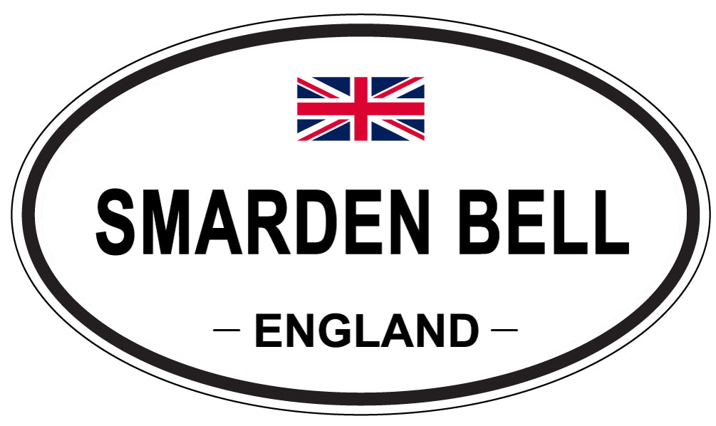 SMARDEN BELL, ENGLAND - Oval Sticker
