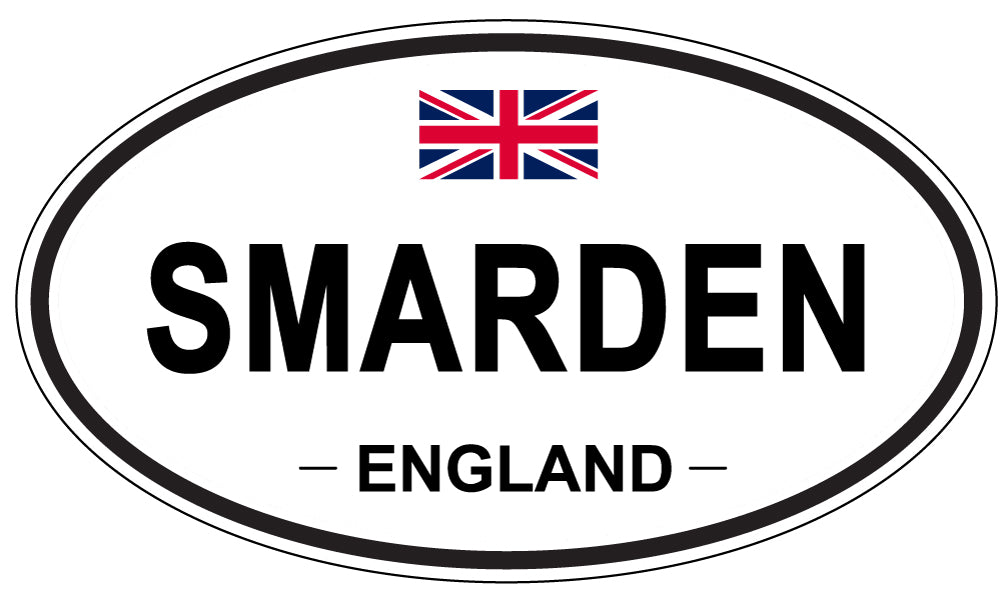 SMARDEN, ENGLAND - Oval Sticker