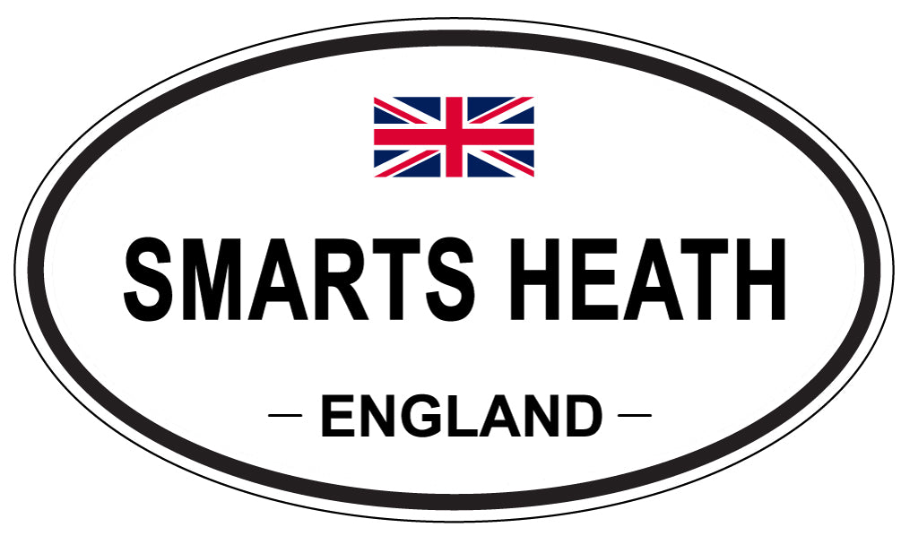 SMARTS HEATH, ENGLAND - Oval Sticker