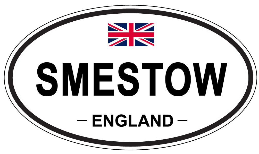SMESTOW, ENGLAND - Oval Sticker