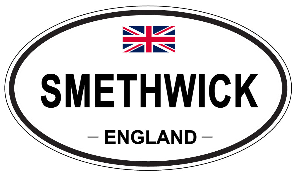 SMETHWICK, ENGLAND - Oval Sticker
