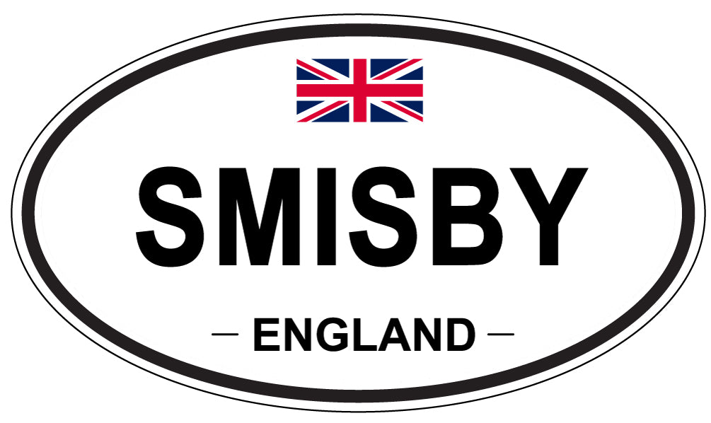 SMISBY, ENGLAND - Oval Sticker