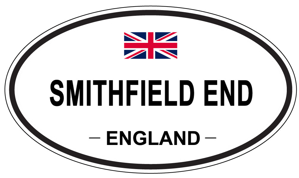 SMITHFIELD END, ENGLAND - Oval Sticker