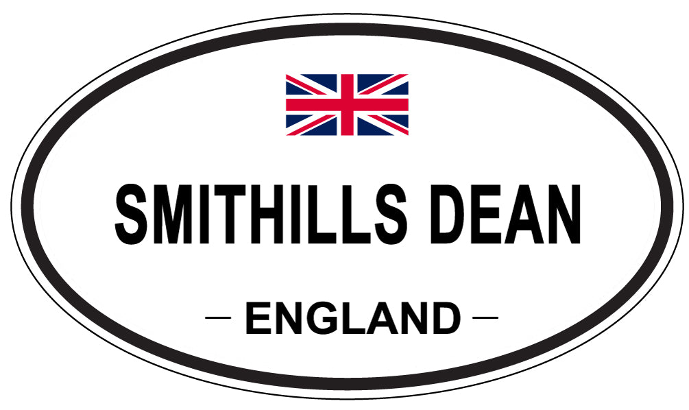 SMITHILLS DEAN, ENGLAND - Oval Sticker