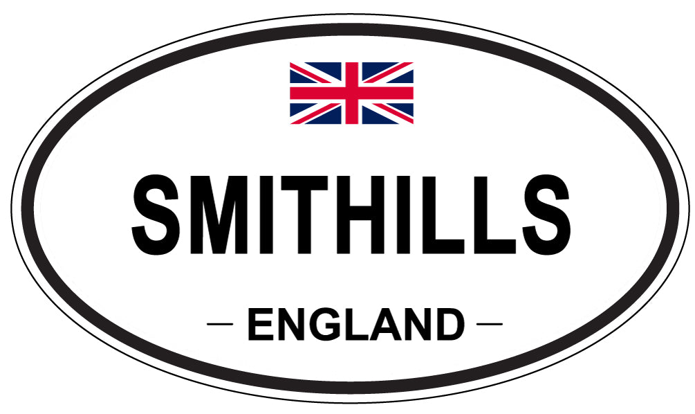 SMITHILLS, ENGLAND - Oval Sticker