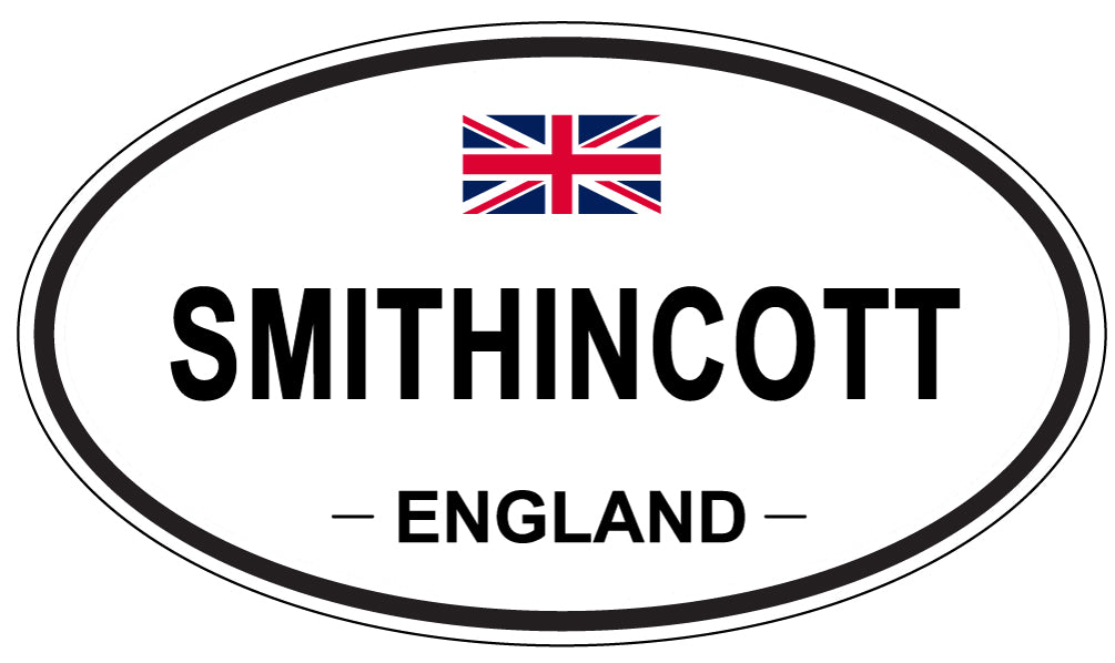 SMITHINCOTT, ENGLAND - Oval Sticker