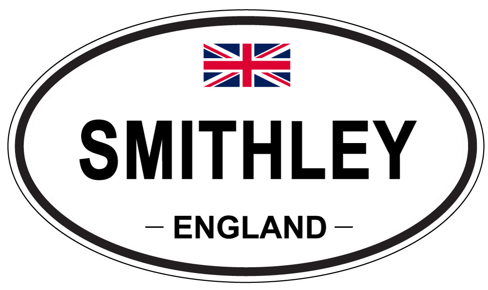 SMITHLEY, ENGLAND - Oval Sticker