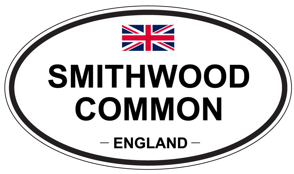 SMITHWOOD COMMON, ENGLAND - Oval Sticker