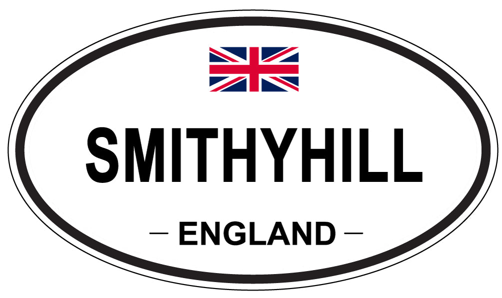 SMITHYHILL, ENGLAND - Oval Sticker