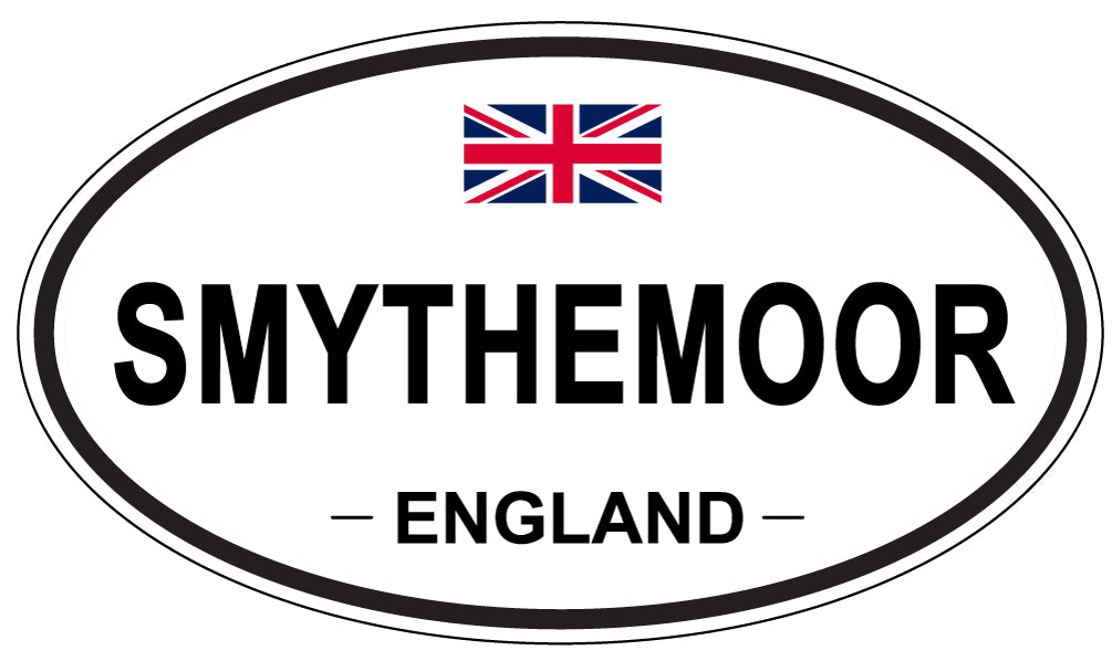 SMYTHEMOOR, ENGLAND - Oval Sticker