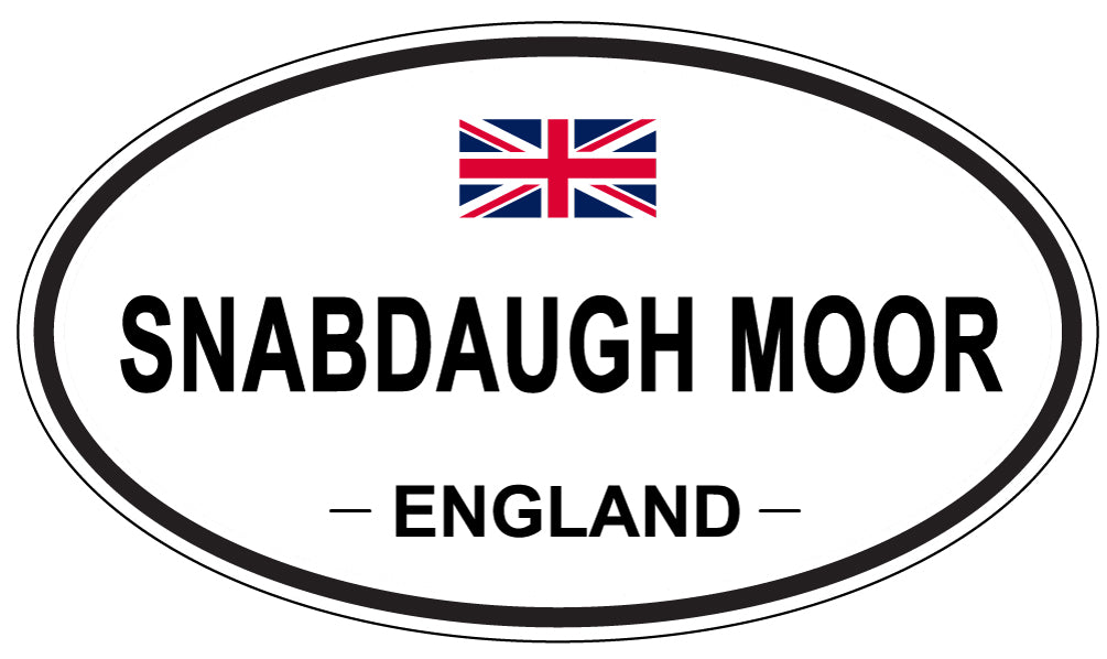 SNABDAUGH MOOR, ENGLAND - Oval Sticker