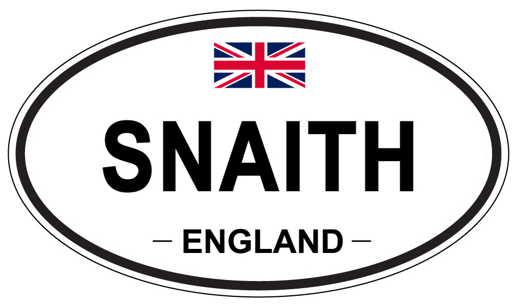 SNAITH, ENGLAND - Oval Sticker