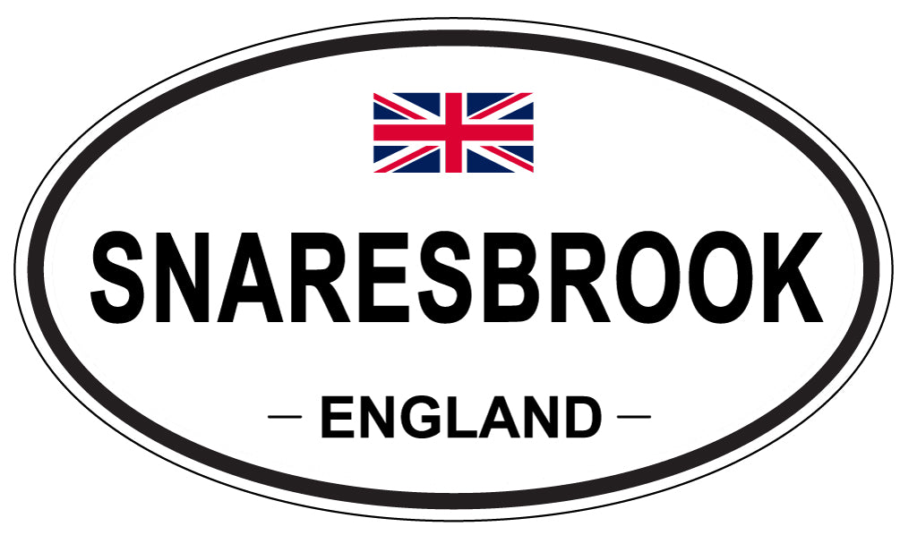 SNARESBROOK, ENGLAND - Oval Sticker