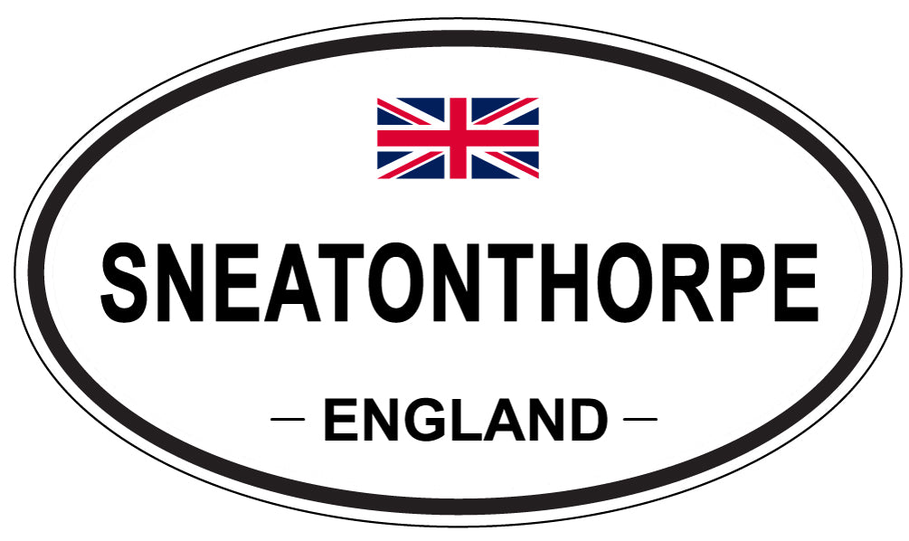 SNEATONTHORPE, ENGLAND - Oval Sticker